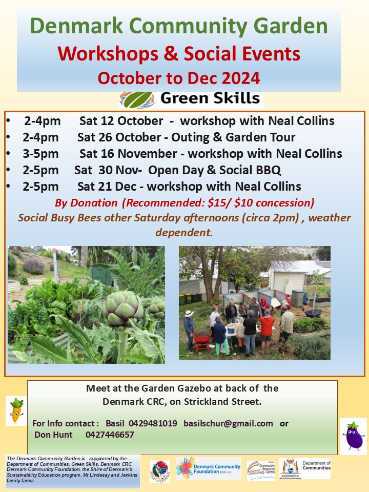 Kwoorabup Community Kitchen Garden Workshops!