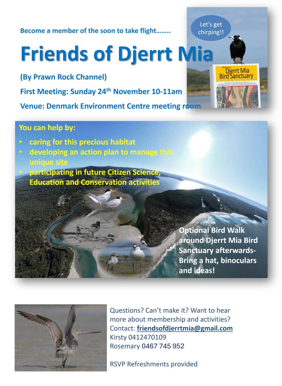 Friends of Djerrt Mia Registration Event