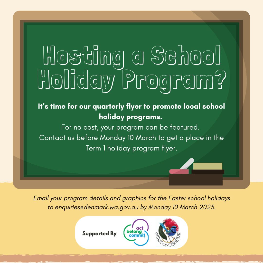 School Holiday Program Flyer: Get Your Activity Featured