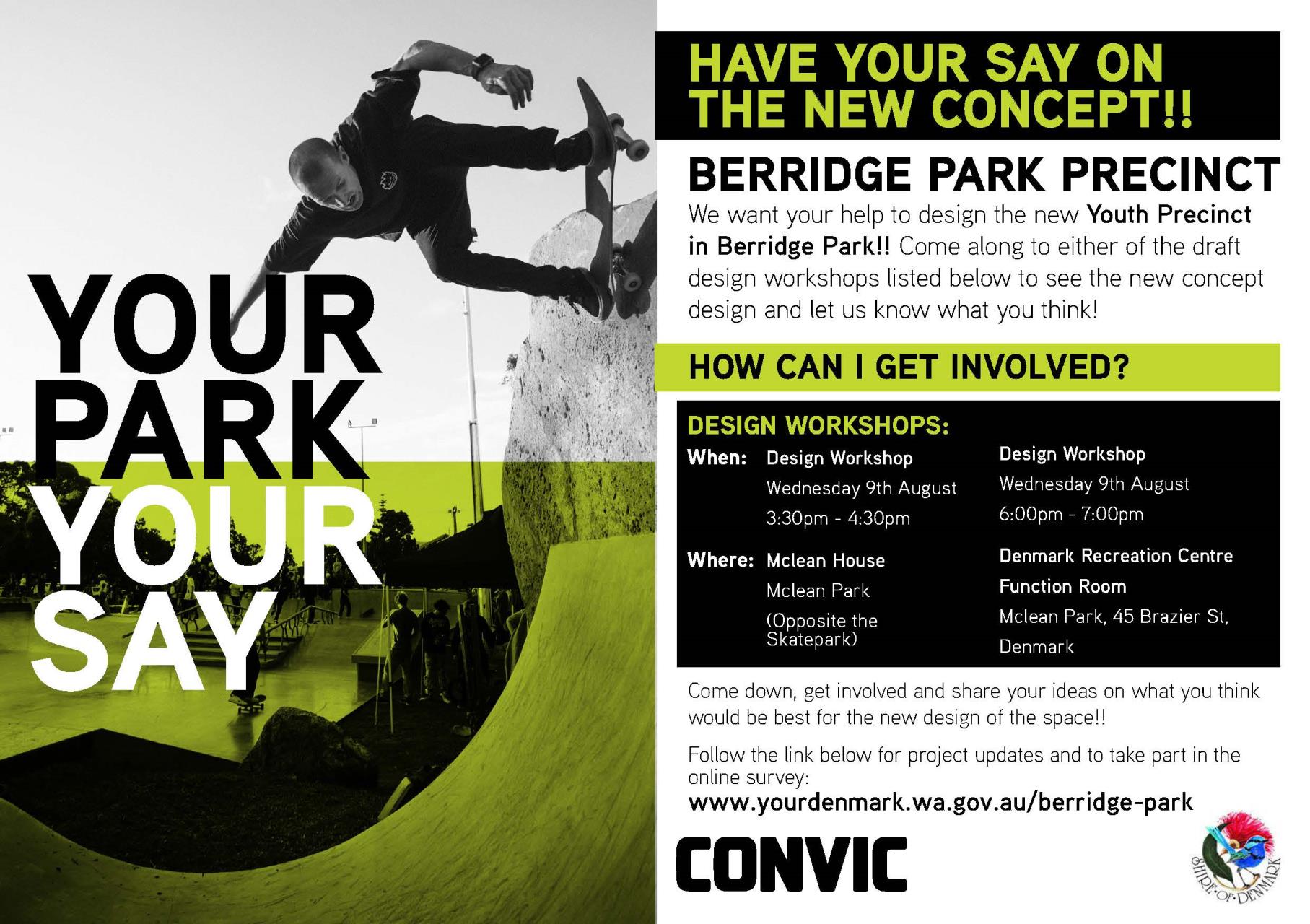 Public Consultation: Berridge Park Revitalisation Project