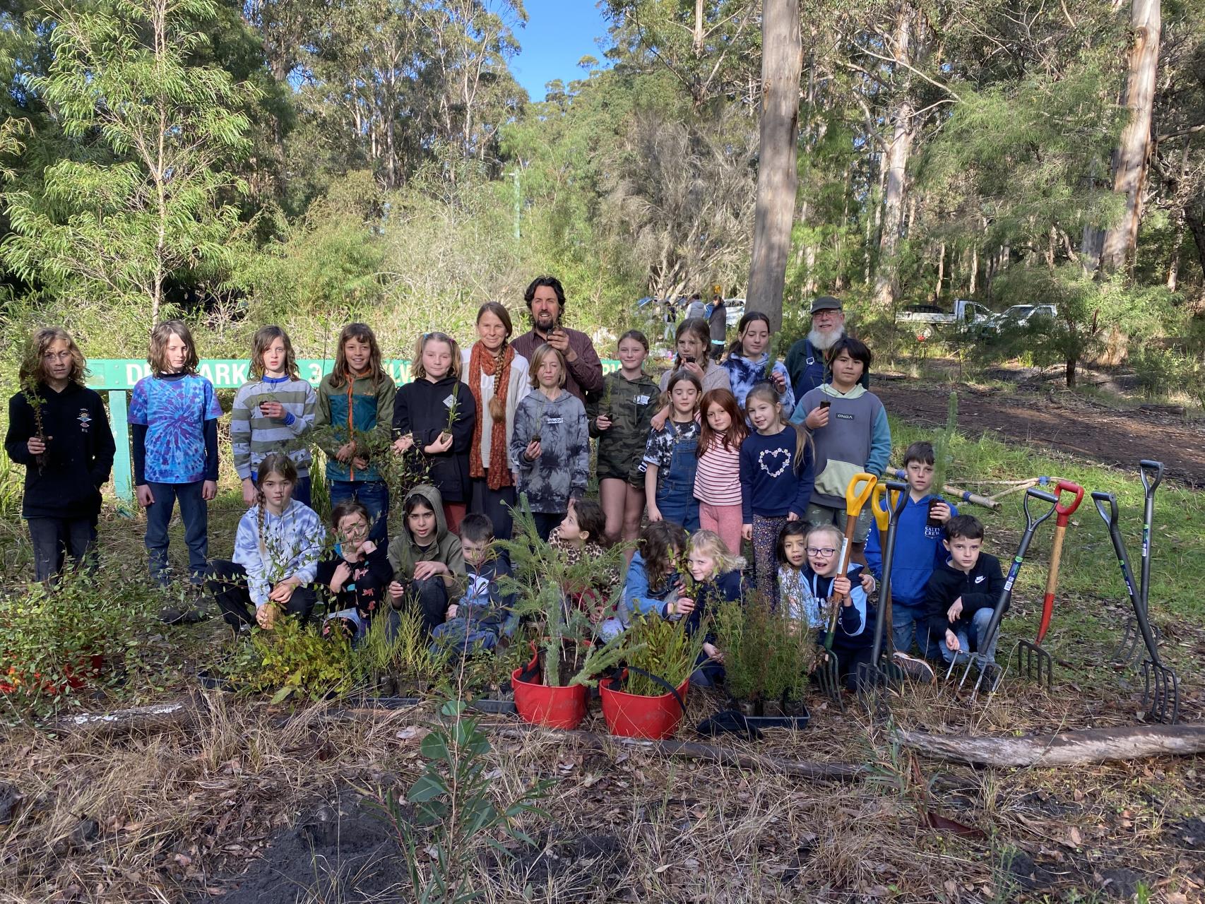 Connection Through Planting for National Schools Tree Day